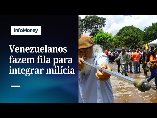 sddefault Mulheres e idosos venezuelanos fazem filas para integrar milícias de Maduro