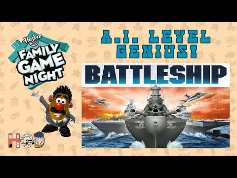 Battleship! GENIUS A.I. Classic, Items, Salvo - Family Game Night with HGD