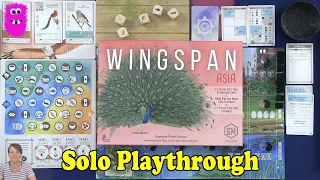 Wingspan Asia, Solo playthrough