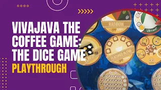 VivaJava The Coffee Game: The Dice Game Solo Playthrough | DaniCha