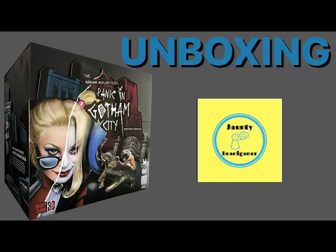 The Arkham Asylum Files: Panic In Gotham City - UNBOXING