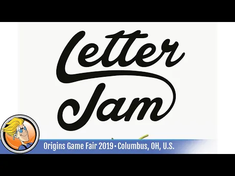 Letter Jam  - game overview at Origins Game Fair 2019