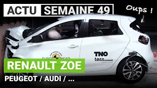 La Renault ZOE se crashe et perd ses étoiles