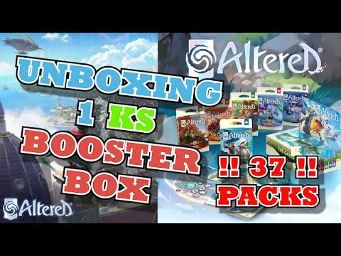 Unboxing: Altered TCG - KS Booster Box [37PACKS!] [KICKSTARTER]