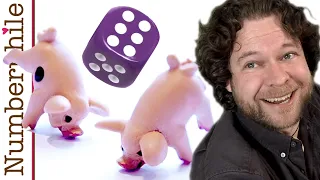 Numberphile - a mathematical analysis of Pig / Pass the Pigs