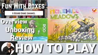 Molehill Meadows | Board Game | Unboxing, Overview, How to Play and Review | Unfringed Games