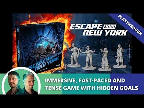 Escape from New York: Prototype Playthrough and How to Play.