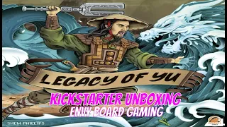 Legacy of Yu Kickstarter Unboxing