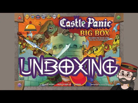 Unboxing the Castle Panic Big Box for Castle Panic 2nd Edition. Includes four expansions!