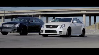Drag Race! 2011 Cadillac CTS-V Wagon vs D3 2011