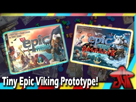Tiny Epic Vikings PROTOTYPE unboxing (including Shamans and Ragnarok)