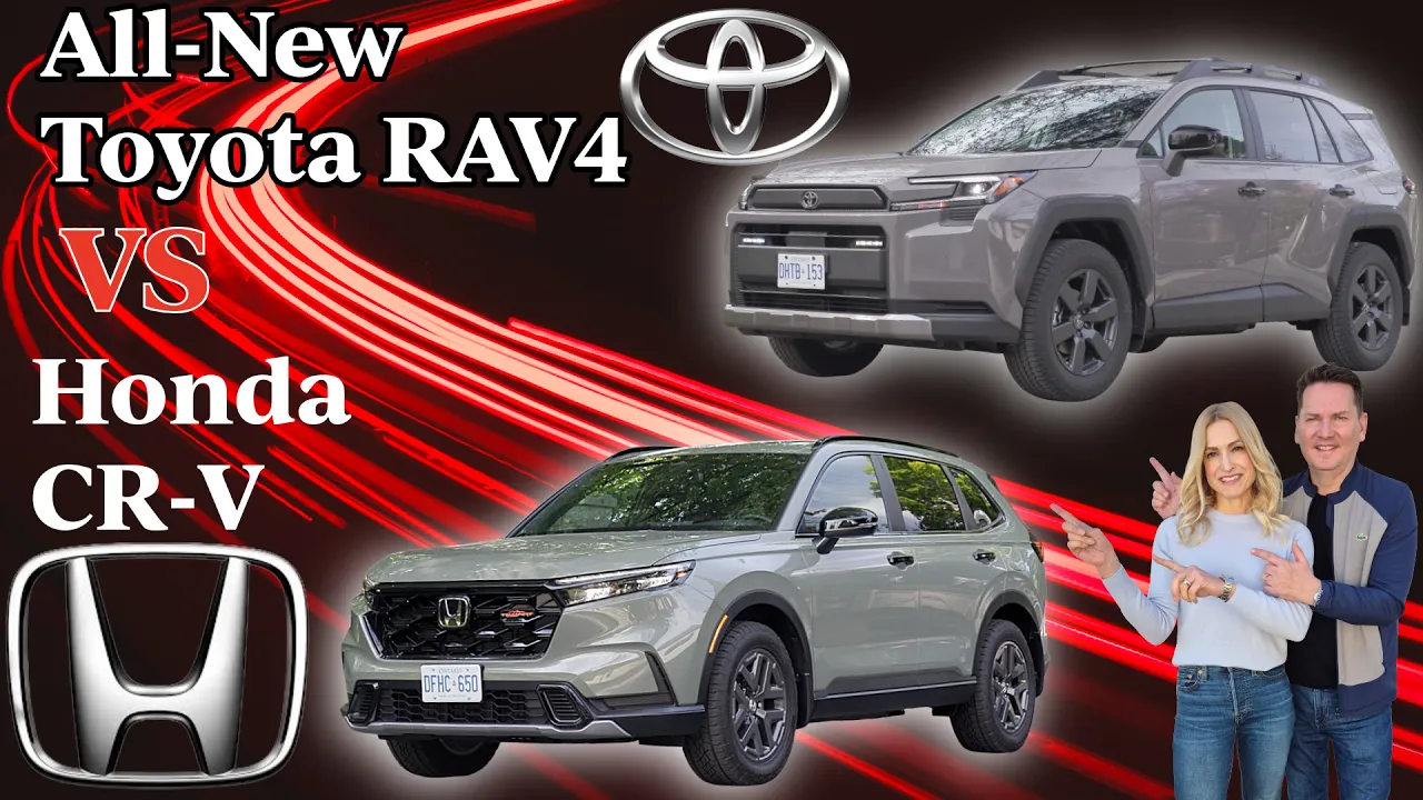 Battle of the best sellers. 2026 RAV4 or Honda CR V comparison