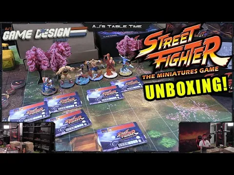 Unboxing Street Fighter: The Miniatures Game FULL Stream!