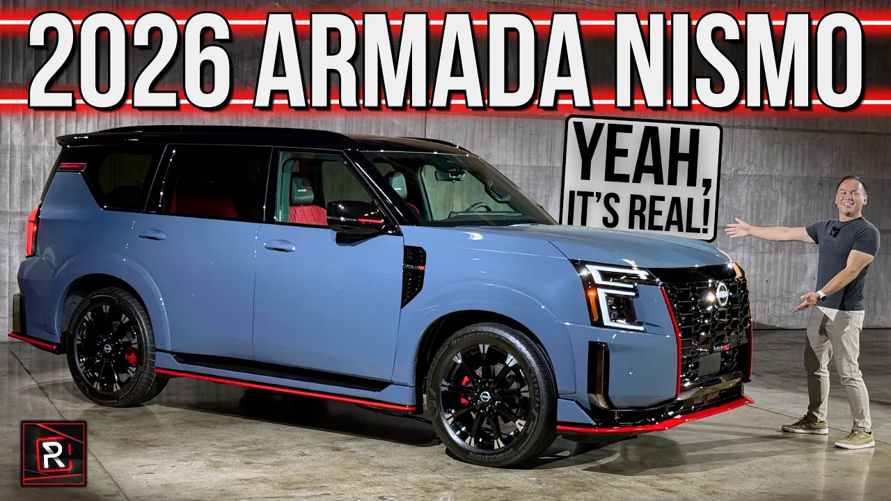 The 2026 Nissan Armada NISMO Gets An Unexpected Infusion Of Extra Power & Better Handling