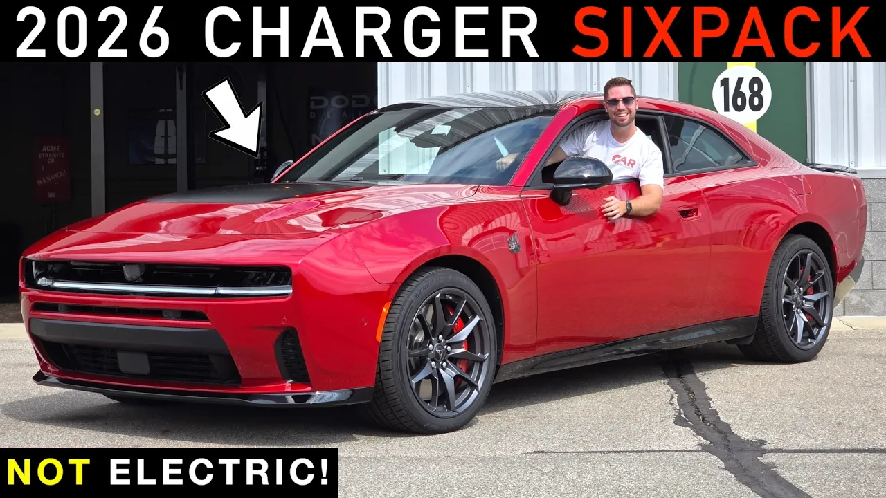 2026 Dodge Charger Sixpack -- Meet the 550 HP Charger With an ENGINE Under the Hood!