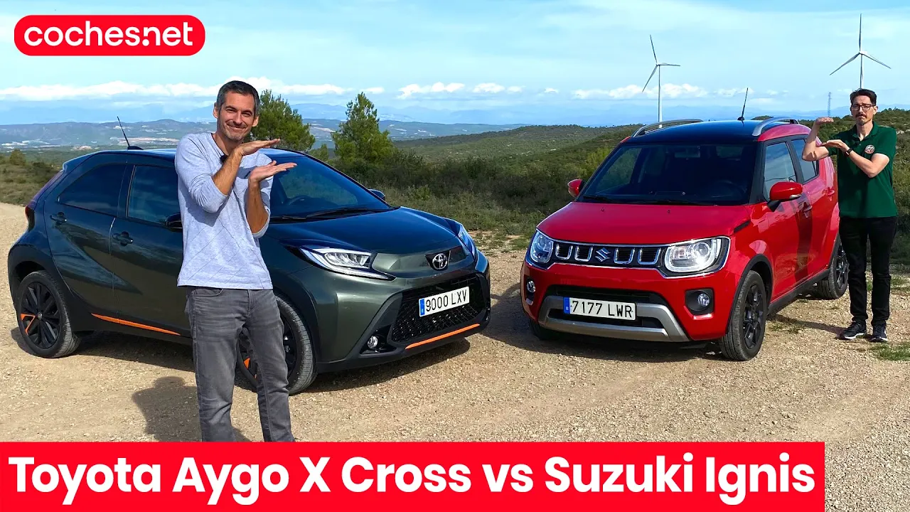 Toyota Aygo X Cross vs Suzuki Ignis | Prueba / Test / Review en español | coches.net