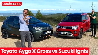 Toyota Aygo X Cross vs Suzuki Ignis | Prueba / Test / Review en español | coches.net