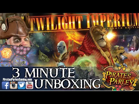Twilight Imperium (4th edition) 3 minute UNBOXING!