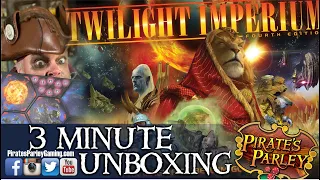 Twilight Imperium (4th edition) 3 minute UNBOXING!
