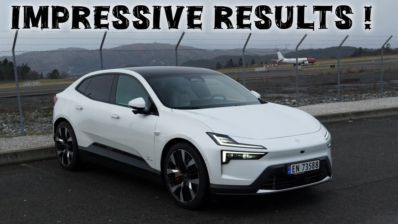 IMPRESSIVE Winter Highway Range Test with Polestar 4 Performance 😎