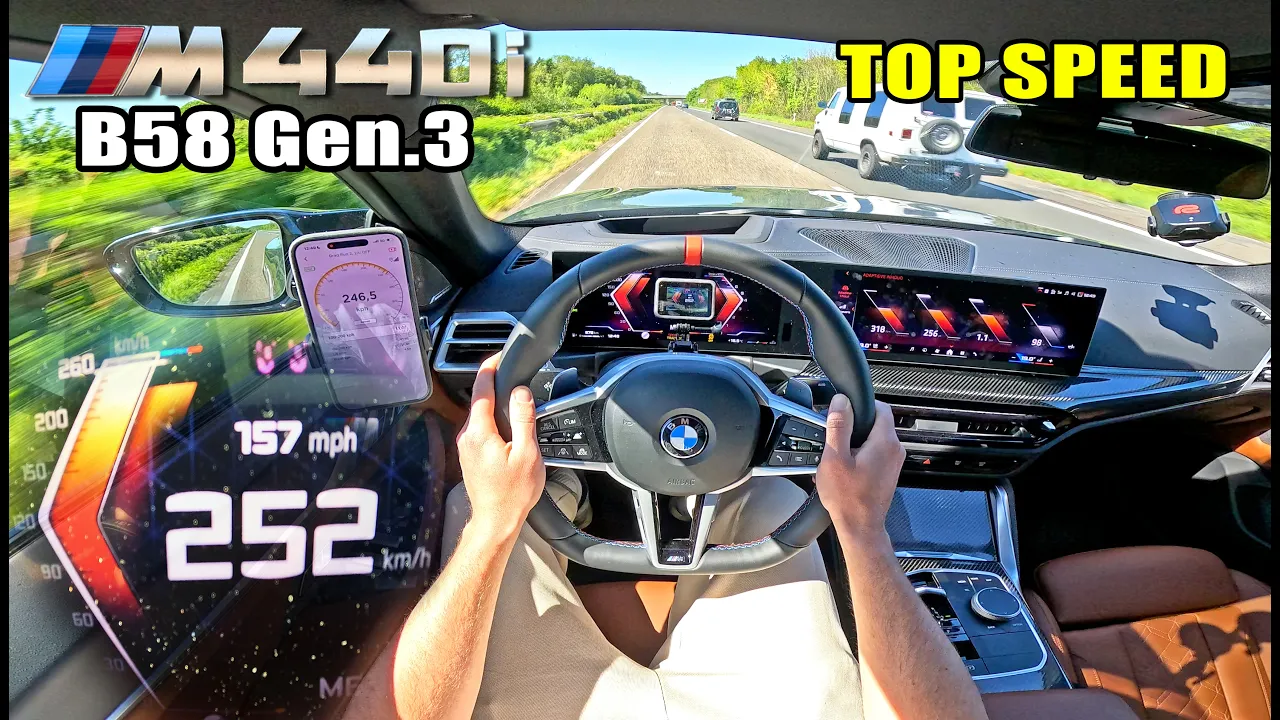 BMW M440i with BRAND NEW B58 ENGINE takes on the AUTOBAHN!