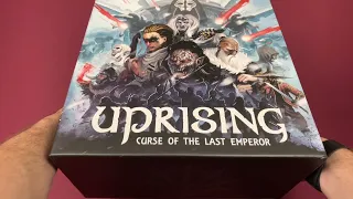 Uprising Curse of the Last Emperor All in Kickstarter Unboxing