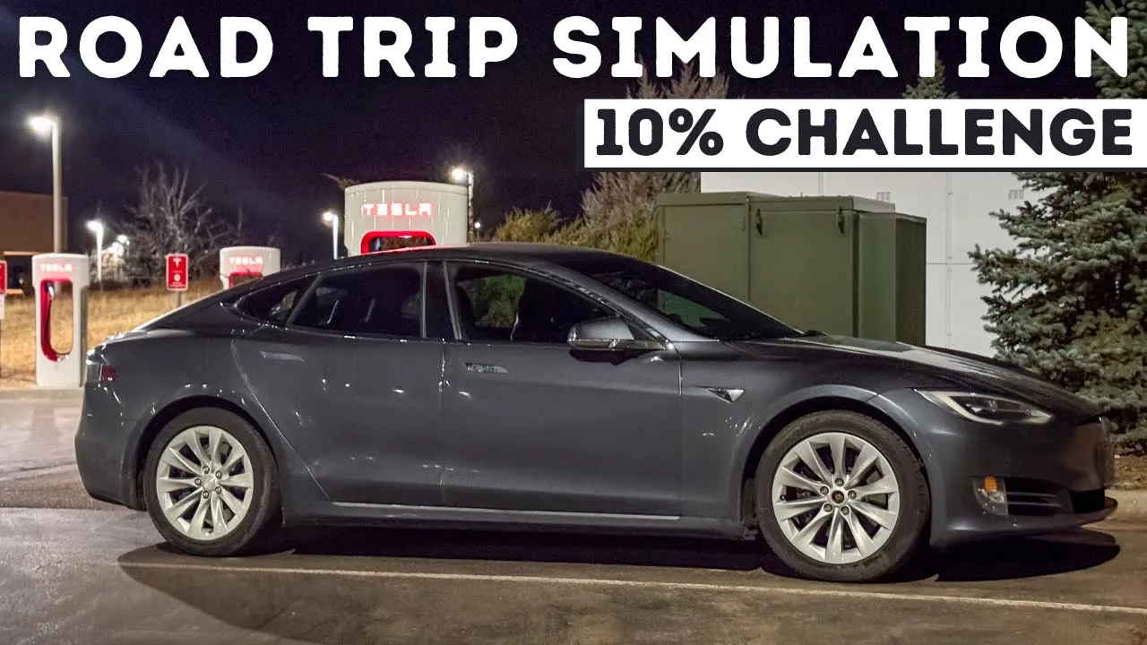 High Mileage 2019 Tesla Model S Takes On The Road Trip Simulation 10% Challenge