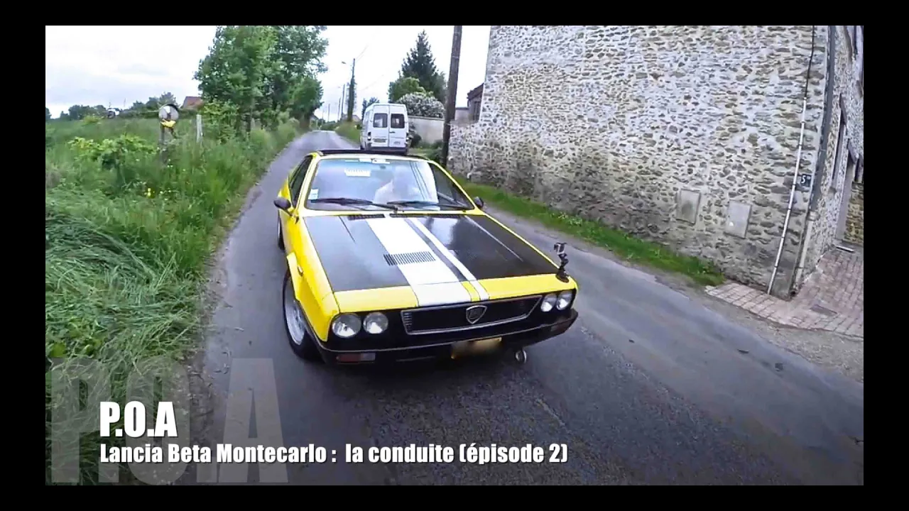 Lancia Beta Montecarlo Spider🇮🇹 : la conduite (2/3)