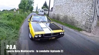 Lancia Beta Montecarlo Spider🇮🇹 : la conduite (2/3)