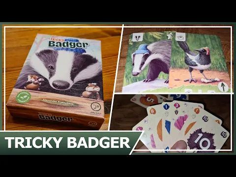 Tricky Badger Review - Food Chain Trick Taking!