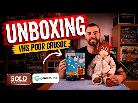 Dieson Crusoe | Unboxing Robinson Crusoe for poor people | Solo Game of the Month