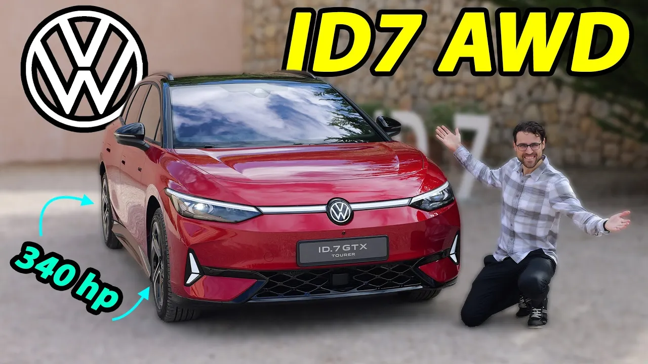 The VW ID7 GTX is Volkswagen’s large sporty EV with AWD!