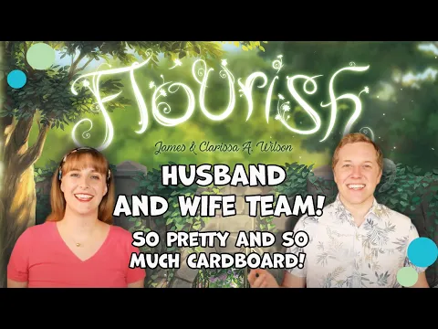 Flourish: Power Couple Game by Everdell Designer and His Wife!!