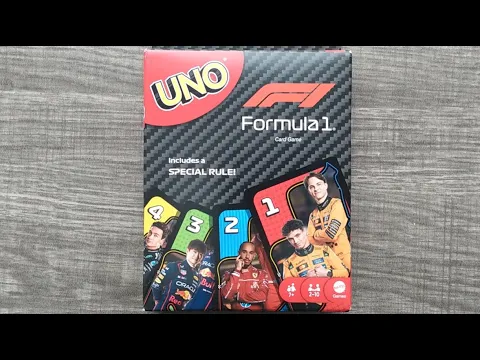 UNO Formula 1 Card Game