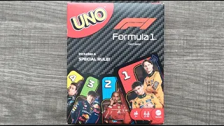 UNO Formula 1 Card Game