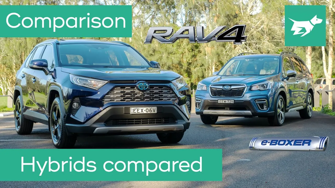 Toyota RAV4 Hybrid vs Subaru Forester Hybrid 2020 comparison review