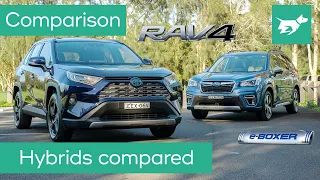 Toyota RAV4 Hybrid vs Subaru Forester Hybrid 2020 comparison review