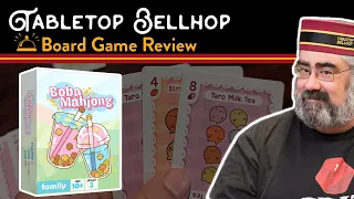 Boba Mahjong Review, a Two Player Mahjong/Rummy Set Collection Card Game