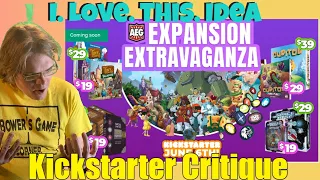 AEG Expansion Extravaganza - Kickstarter Critique Review