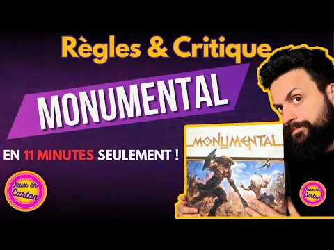 MONUMENTAL | Règles & Review | Jeux en Carton