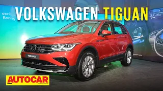 2021 Volkswagen Tiguan launched- New look and engine for upmarket VW SUV | First Look| Autocar India