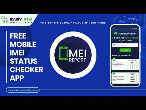 Mobile Imei Status Checker App 의 동영상