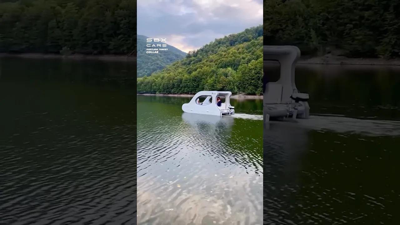 An Inflatable Yacht?! 🤯 #yacht #boats #sea
