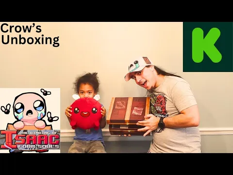 Crow's unboxing The binding of Isaac Four souls Requiem Kickstarter