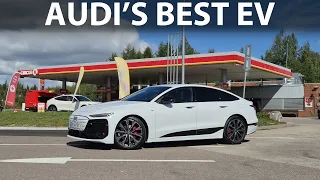 Audi A6 e-tron Sportback Quattro range test