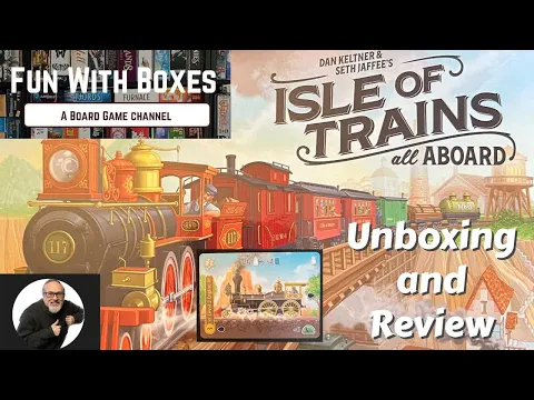 Isle of Trains: All Aboard | Deluxe kickstarter edition | Unboxing and Review | Dranda Games
