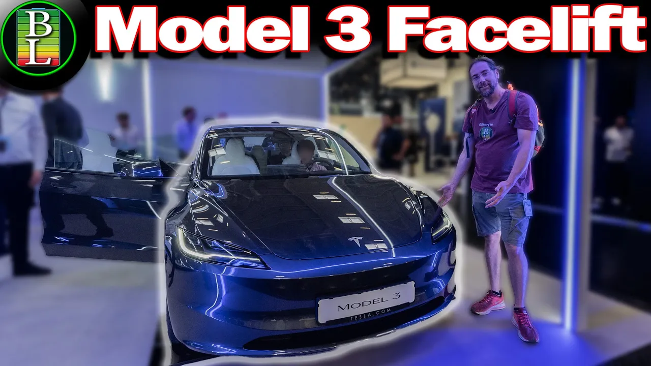 New Tesla Model 3 Facelift - Most of it is better