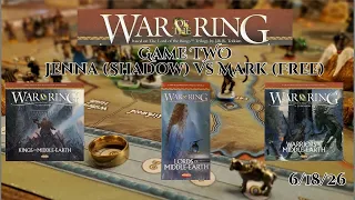 War of the Ring with all Expansions - Jenna as Shadow vs Mark as Free 06/18/25