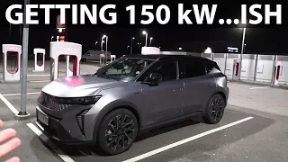 Renault Scenic E-Tech 92 kWh charging test