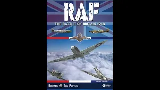 RAF: The Battle of Britain 1940 - Deluxe Edition - Decision Games - Unboxing